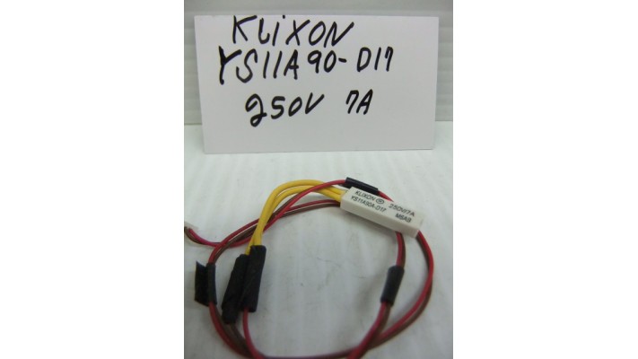 Klixon YS11A90-D17  250v 7a tv RCA